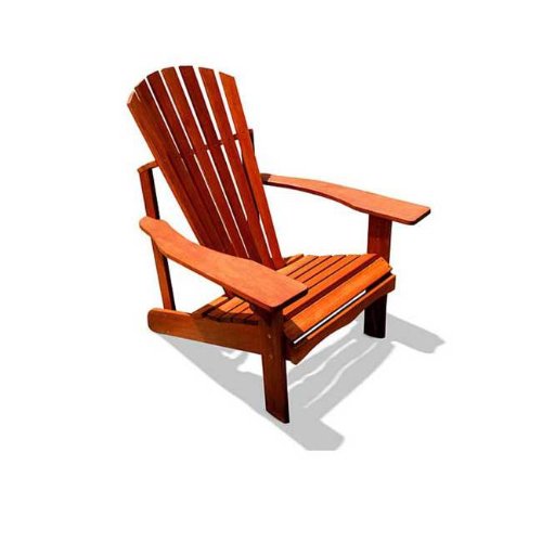 Adirondack Deck Chair (Natural Wood) (35H x 30W x 35D)