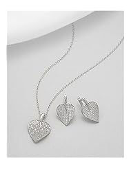 Leaf CZ Earrings In 92.5 Sterling Silver