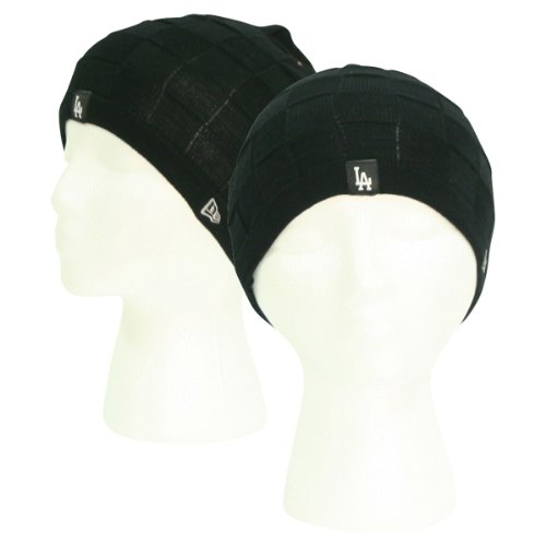 Los Angeles Dodgers Women's Fashion Winter Knit Hat - Black