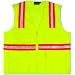 ERB 61324 S410 Non ANSI Surveyor's Vest, Lime, 3X-Large