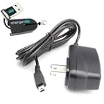 ChargerCity OEM Wall Charger AC Adapter w/Extended 6' FT Power Cable for Garmin Nuvi 1100 1150 1200 1250 1260t 1300 1350 1350t 1370t 1390t 1450 1490t GPS Navigator with Free ChargerCity OEM Micro SD Memory Card Reader Writer (Manufacture Direct Replacement Warranty)