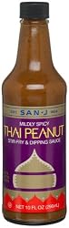 San-J Thai Peanut Sauce, 10-Ounce Bottles (Pack of 6)