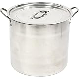 Stainless Steel Stock Pot, 20 quart with Lid