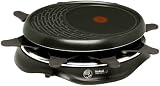 Tefal - RE515012 - Raclette Grill -  Crepier Invents 8C - Cerise