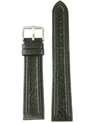 12mm Watch Band Genuine Leather Black Strap Extra Long Ladies