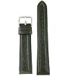 14mm Watch Band Genuine Leather Black Strap Extra Long