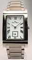 MENS LUCIEN PICCARD SWISS STAINLESS STEEL WATCH 26780WH