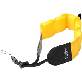 Vivitar YELLOW Floating Wrist Strap for UnderWater WaterProof Cameras by 