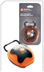 Shock Doctor Antimicrobial Microbial Mouth Guard Case, Orange