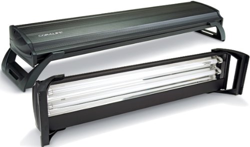 Coralife 08600 Aqualight High Output T5 Dual Lamp Fixture, 24-Inch Coralife 08600 Aqualight High Output T5 Dual Lamp Fixture, 24-Inch