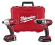 Milwaukee 2691-22 18-Volt Compact Drill and Impact Driver Combo Kit