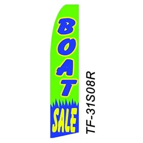 Boat Sale Green TallFlag Boat Sale Green TallFlag