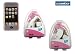 3 Piece Value Combo Deal: Light Pink Color Silicone Skin Case Cover + Car Charger + Travel Charger For Apple iPhone. By HarryOnline