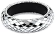 Andrew Hamilton Crawford  Disco Diamond Cut Mirrored Bangle Bracelet