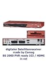 BS 2000 PVR ready 1CI/HDMI in rot dig. Satreceiver