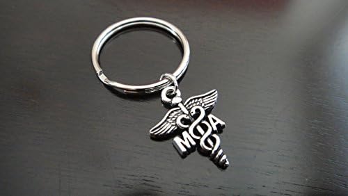 MA Medical Assistant Caduceus Student Graduation Class Gift Ceremony Key Chain