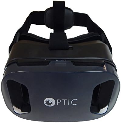 OPTIC 3D VR Headset VR Goggles 3D VR Glasses VR Box Virtual Reality Headset Glasses for 3D Movies and Games for Apple iPhone, Samsung HTC Google Nexus LG More Smartphones (Black)