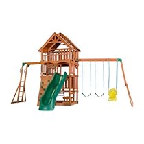 Hot Sale Adventure Playset Highlander Deluxe Swing Set with Monkey Bars and Bonus Accessories