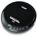 COBY CX-CD109 BLK Personal CD Player with Stereo Headphones