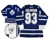 Doug Gilmour Signed Jersey Toronto Maple Leafs Dark Replica