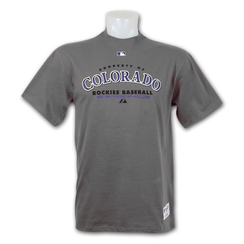 Buy Colorado Rockies AC Road Property Heavyweight Tee by Majestic