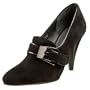 Via Spiga Women's V-Sorina Dress Shoe,Black Suede,8.5 M US