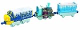 Chuggington Die-Cast - Coffret Bruno et le Wagon Canon à Neige - 3 Véhicules Miniatures 6cm
