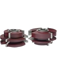 Home Improvement: MLCS 11008 Katana Ogee Matched Rail and Stile Shaper Cutter, 2-Piece Set - MLCS