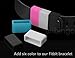Flex 2 Secure Holder, 6 Colours Silicone Bands Fasteners Clasp for Fitbit Flex 2 Wristbands, Fix the Tracker Fall Off Problem