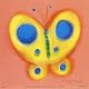 Butterfly Art Poster Print by Anthony Morrow, 6x6