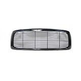 02-05 Dodge Ram Pickup Truck Billet Black Front Grille 1500 2500 3500 by Autogrimmig