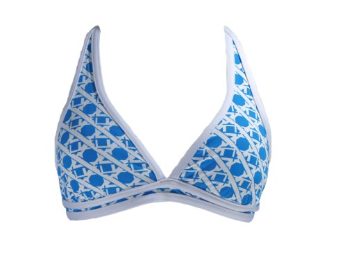 Jag Geometric Print Halter Swimsuit Top