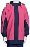 Playshoes Regenjacke Fleece 2 in 1 marine/pink Größe 86