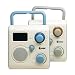 ClearMax All-Weather AM/FM Portable Shower Radio with Alarm Clock - connects to iPod, iPhone or MP3 - Blue