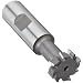 Niagara Cutter TS109 T-Slot Shank Type Cutter, High Speed Steel, Uncoated (Bright), Weldon Shank, 10 Helix Angle, 1" Cutter Diameter, 8 Tooth, 5/16" Width
