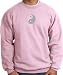 YIN YANG Yoga Martial Arts Meditation Adult Sweatshirt - Pink