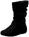 LINK JOLYN-9K Children Girl's Comfort Slouch Cozy Slip On Mid Calf Boots