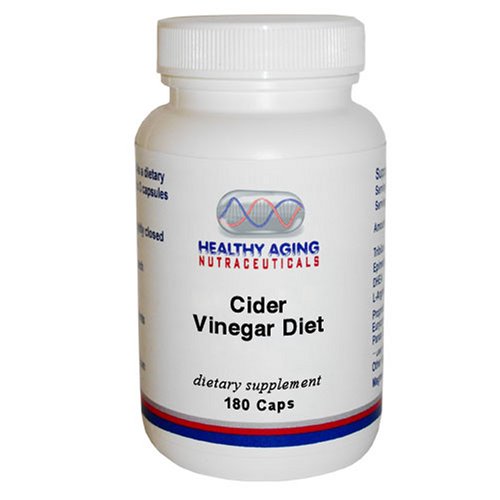 Healthy Aging Nutraceuticals Cider Vinegar Diet 180 Capsules (Pack of 2) by Healthy Aging Nutraceuticals