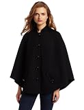 Trina Turk Women's Red Baron Capelet, Black, Petite