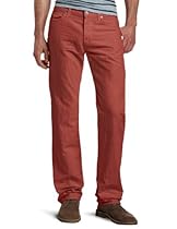 Hot Sale 7 For All Mankind Men's Standard Classic Straight Leg Linen Jean, Brick, 29