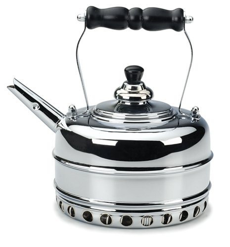 "Simplex Mini Gas Tea Kettle, Chrome"