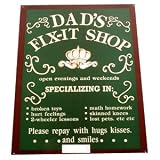 Metal Wall Plaque 31cm X 42cm - Dads Fix It Shop (619660)