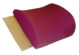 Duro-Med Relax-A-Bac Lumbar Cushion with Composite Board Insert and Strap, Burgundy