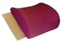 Duro-Med Relax-A-Bac Lumbar Cushion with Composite Board Insert and Strap, Burgundy