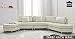 XXL Sofa aus echtem Leder - Wunderschöne Ledercouch, beige - Model COPENHAGEN