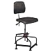 Lyon NF2026N Multi-Function Industrial Chair with Extra Large Contoured Seat and 3 Level Footrest, 17" - 35" Seat Height, 250 lbs Capacity