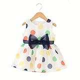 Gmasking 子供ドレス 女の子ドレス ガールズワンピース 蝶ネクタイ (XL)