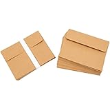 Darice 1210-83 50-Piece Blank Cards and Envelopes, 4.25-inch by 5.5-Inch, Beige