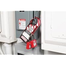 Master Lock 410 Series Zenex Lockout/Tagout Padlock, Keyed Different, 1-3/4" Body Length, 1-1/2" Shackle Clearance