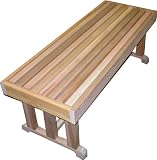 100% Red Cedar Bench - 18 x 42